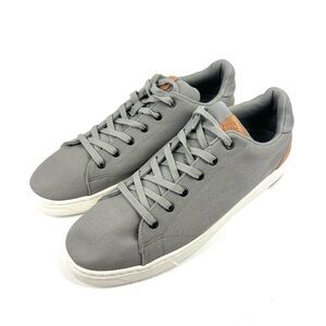 Toms Trvl Lite 2.0 Sneaker 12 Gray Canvas Lace Up Low Top Casual Shoes Mens NEW